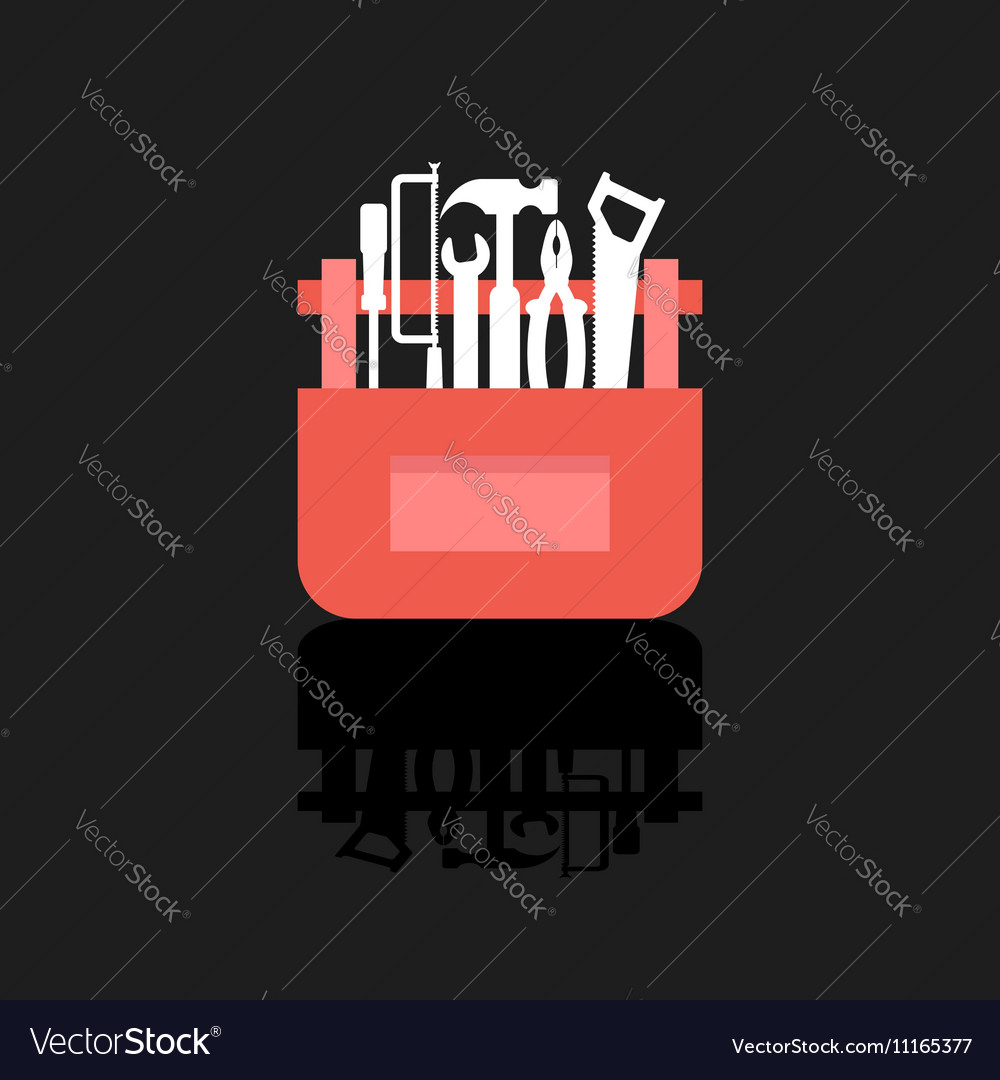 White Tools in Red Toolbox