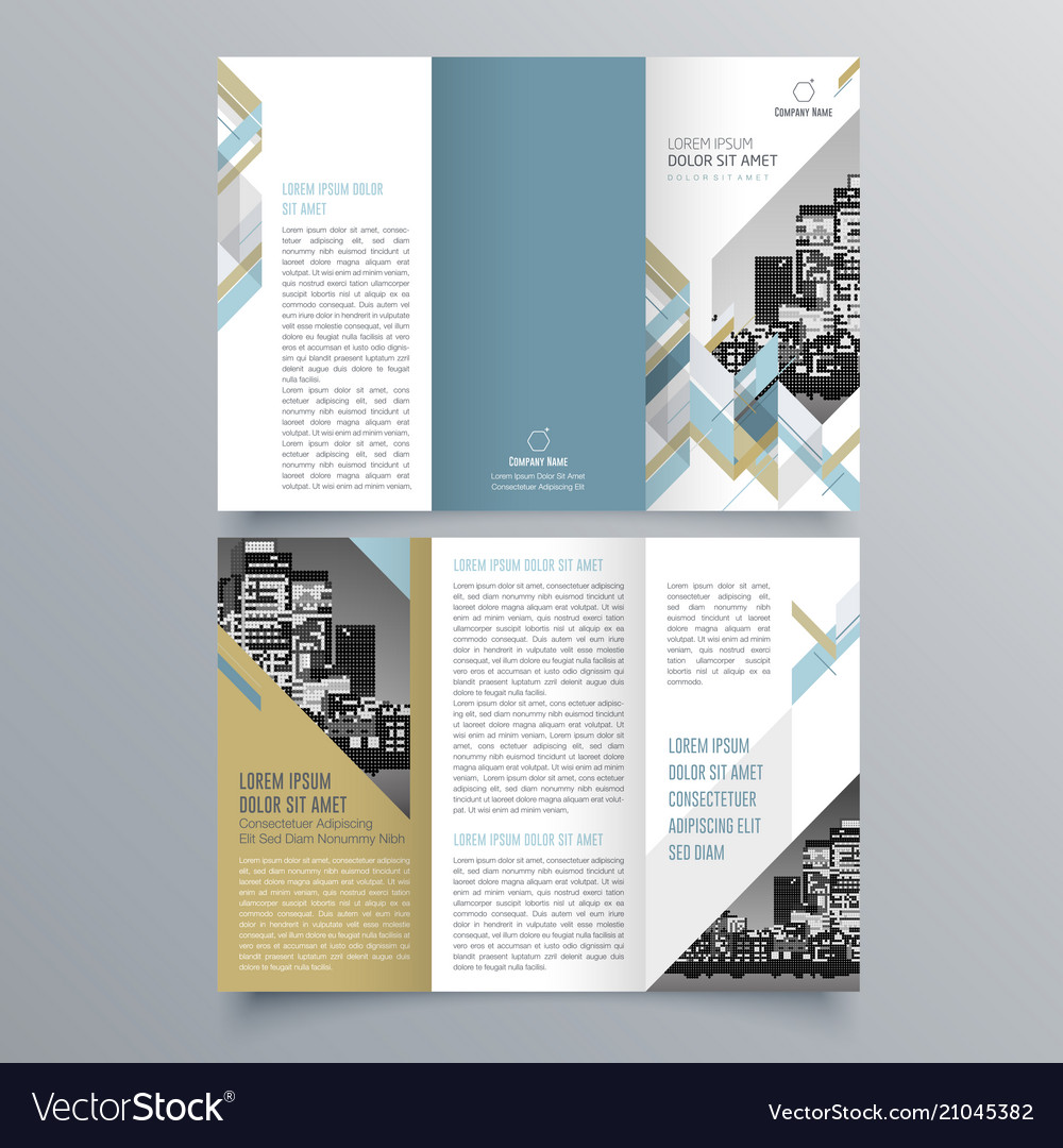 Brochure design 669 Royalty Free Vector Image - VectorStock