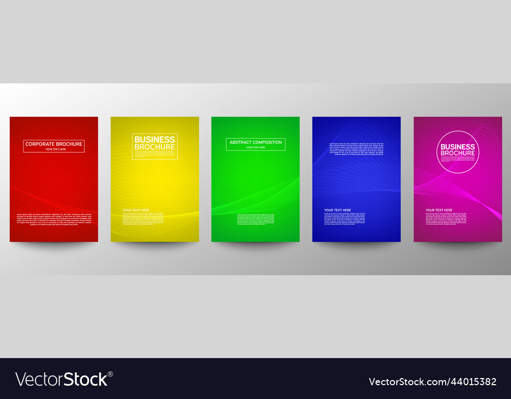 Cover geometric minimal set abstract line pattern vector image Cover geometric minimal set abstract line pattern