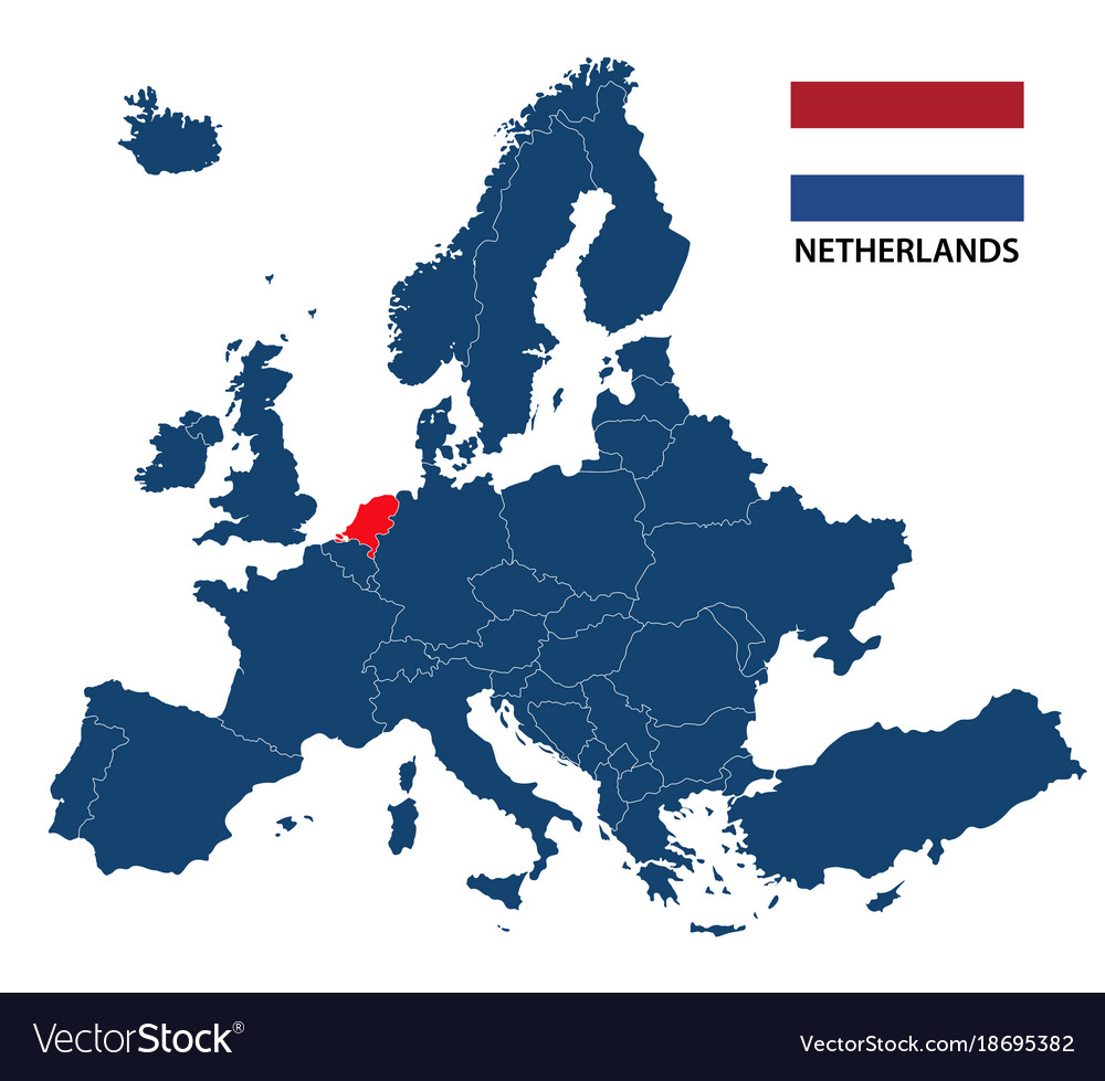 netherlands world map