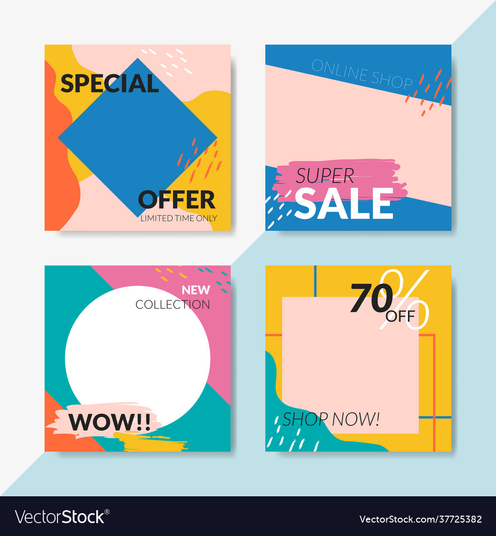 Sale template banner set