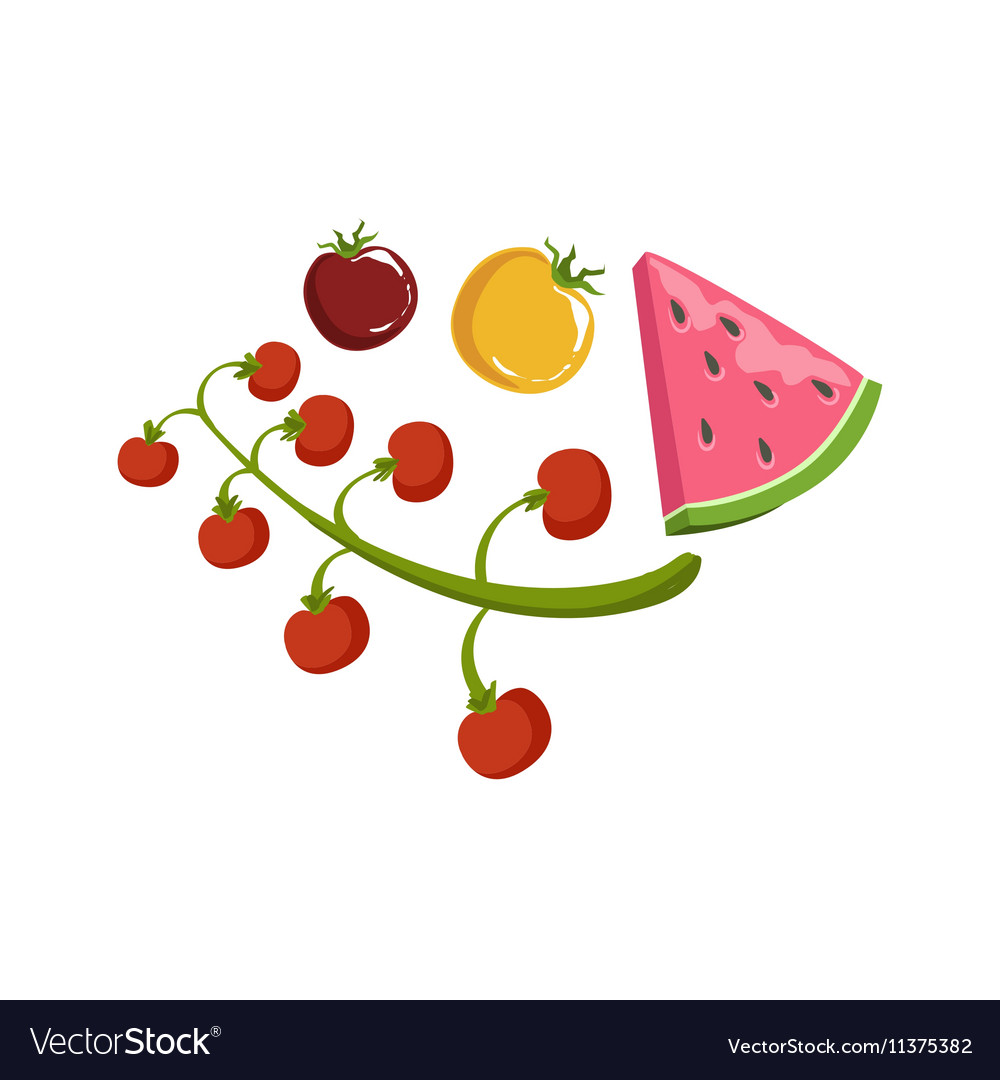 Tomaten und Wassermelone