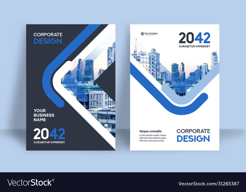 City background business book cover design