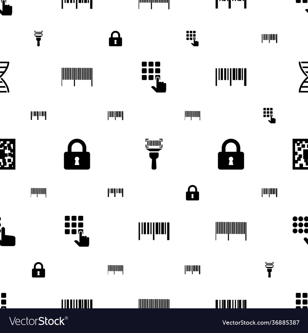 Code icons pattern seamless white background