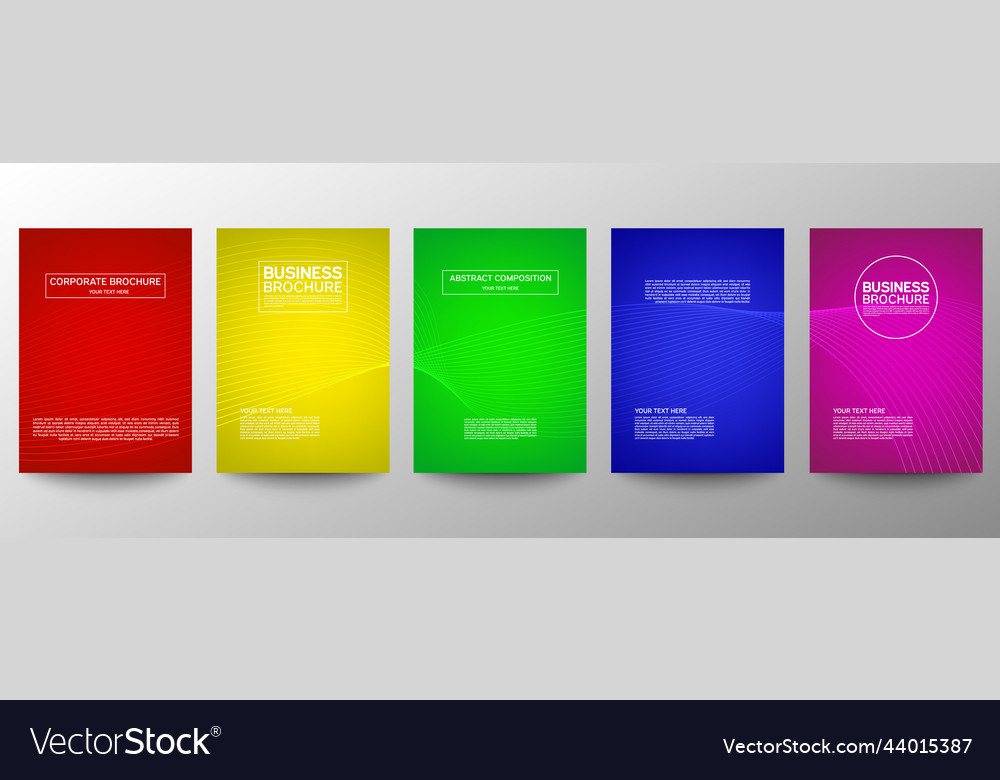 Cover geometric minimal set abstract line pattern vector image Cover geometric minimal set abstract line pattern