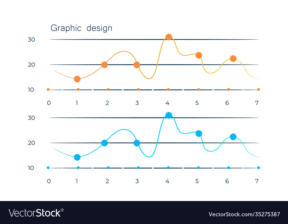 Graphics elements for interface colored