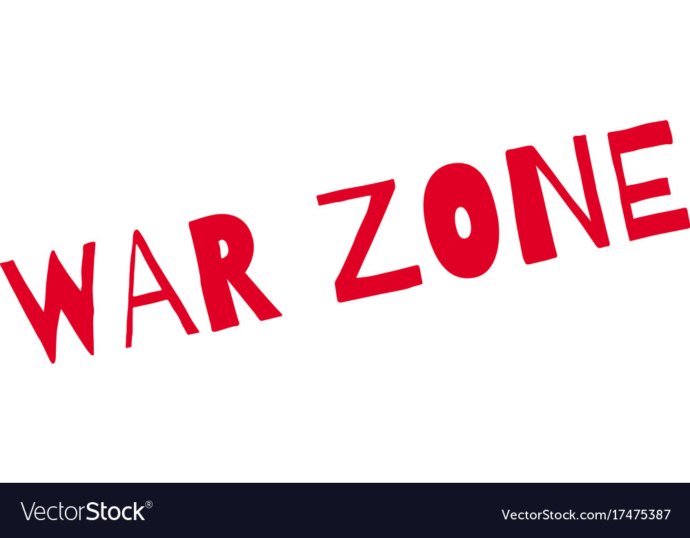 War zone rubber stamp