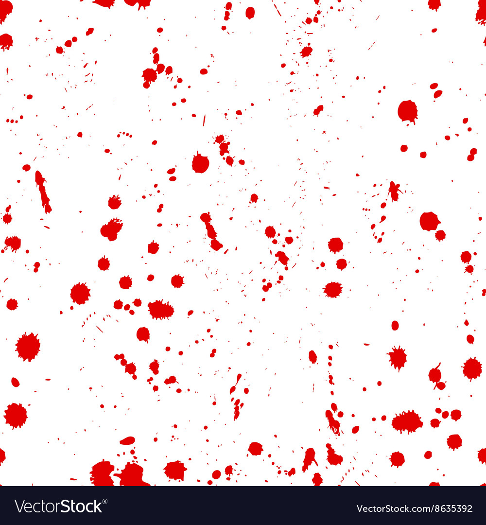 Blood Splatter Seamless Pattern
