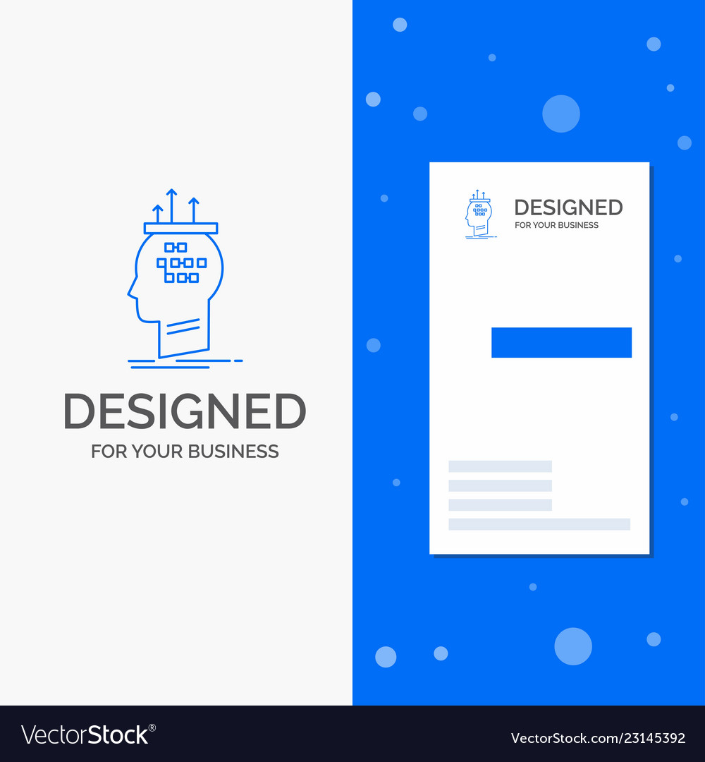 Business logo for algorithm brain conclusion vector image Business logo for algorithm brain conclusion
