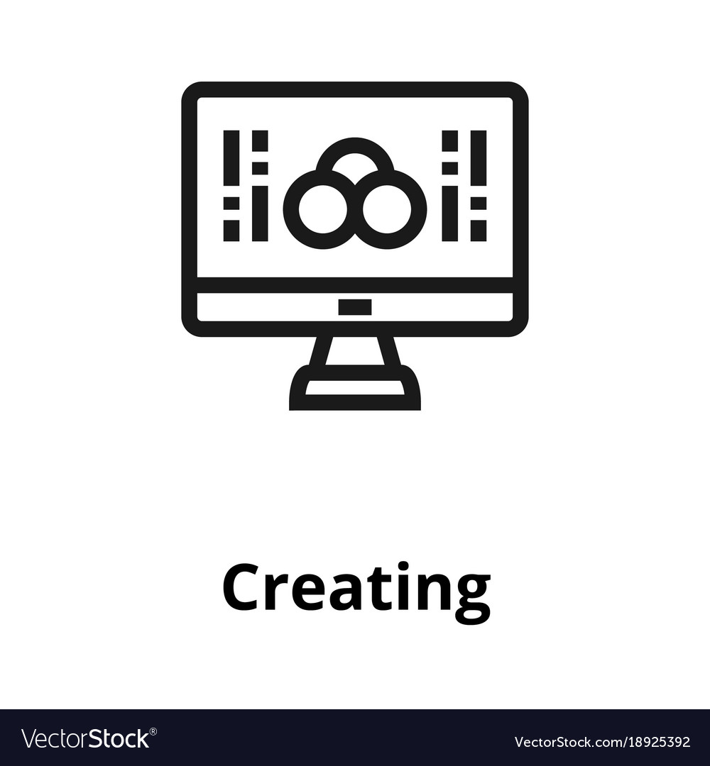 Creating thin line icon