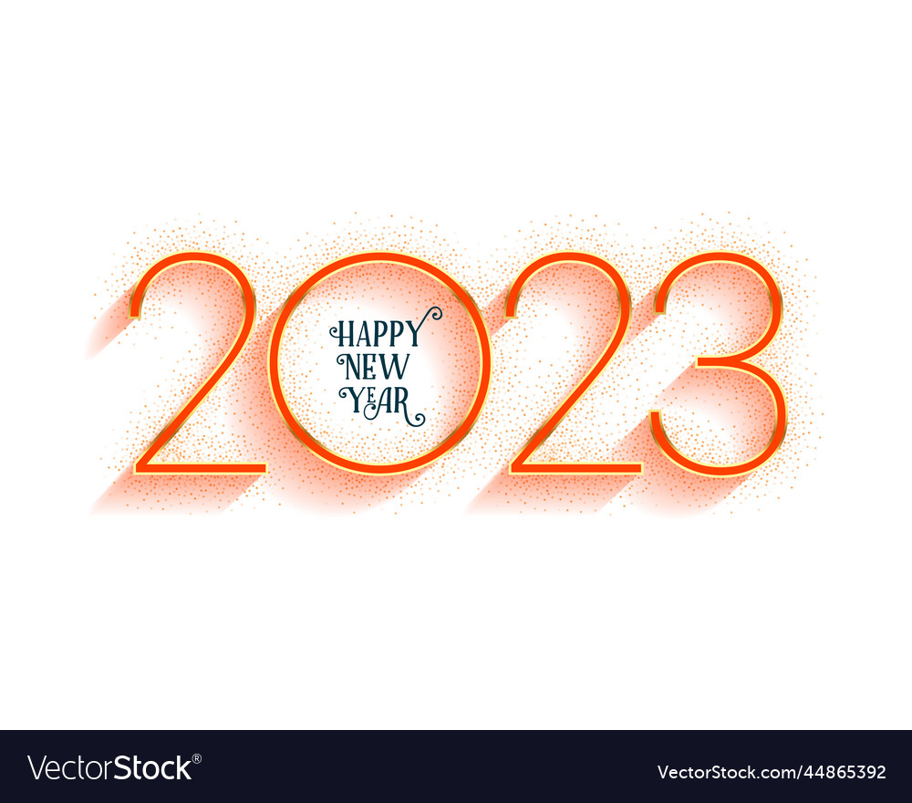 Minimal style 2023 new year eve background