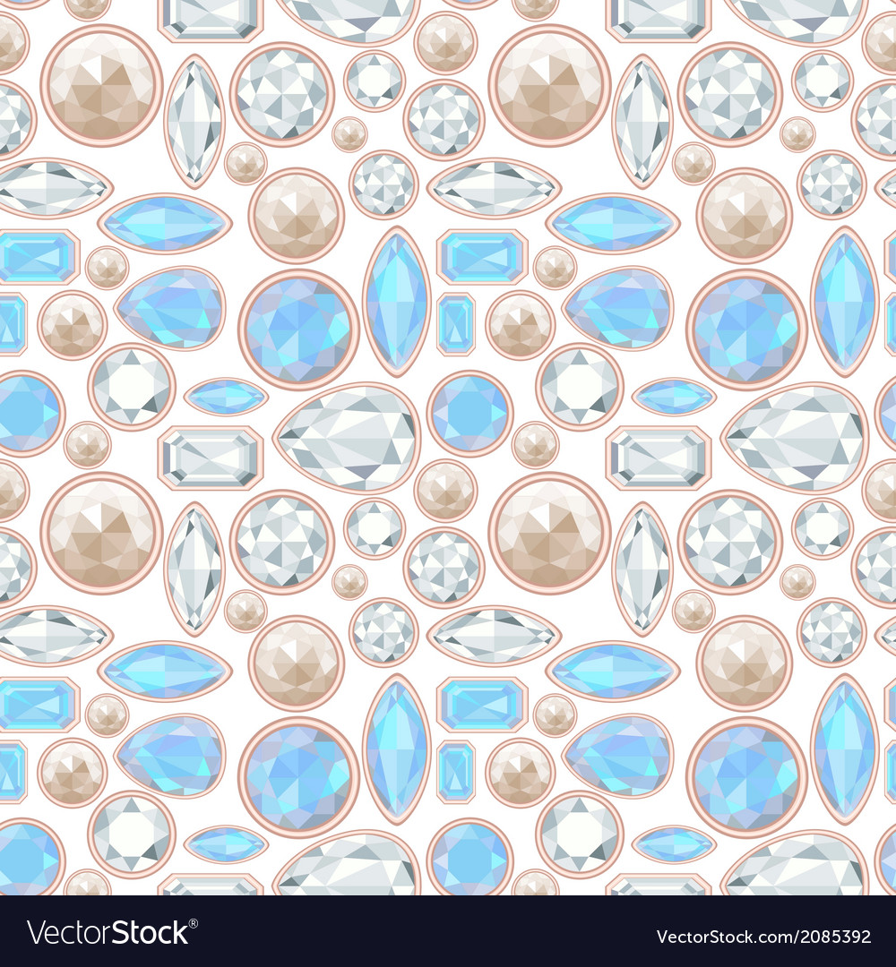 Sparkling Gemstone Pattern