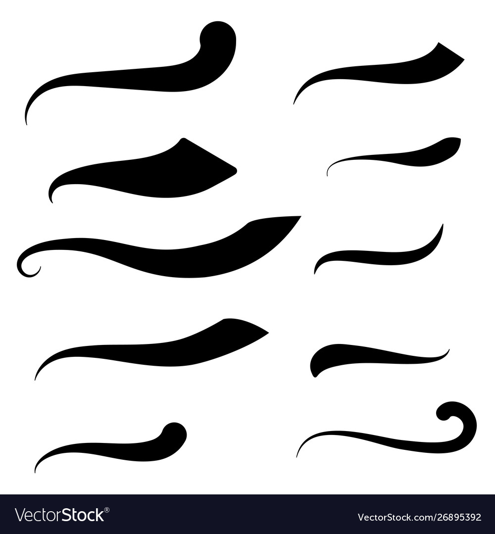 Swash And Swooshes Tails Design Template Royalty Free SVG, Cliparts,  Vectors, and Stock Illustration. Image 136291337.