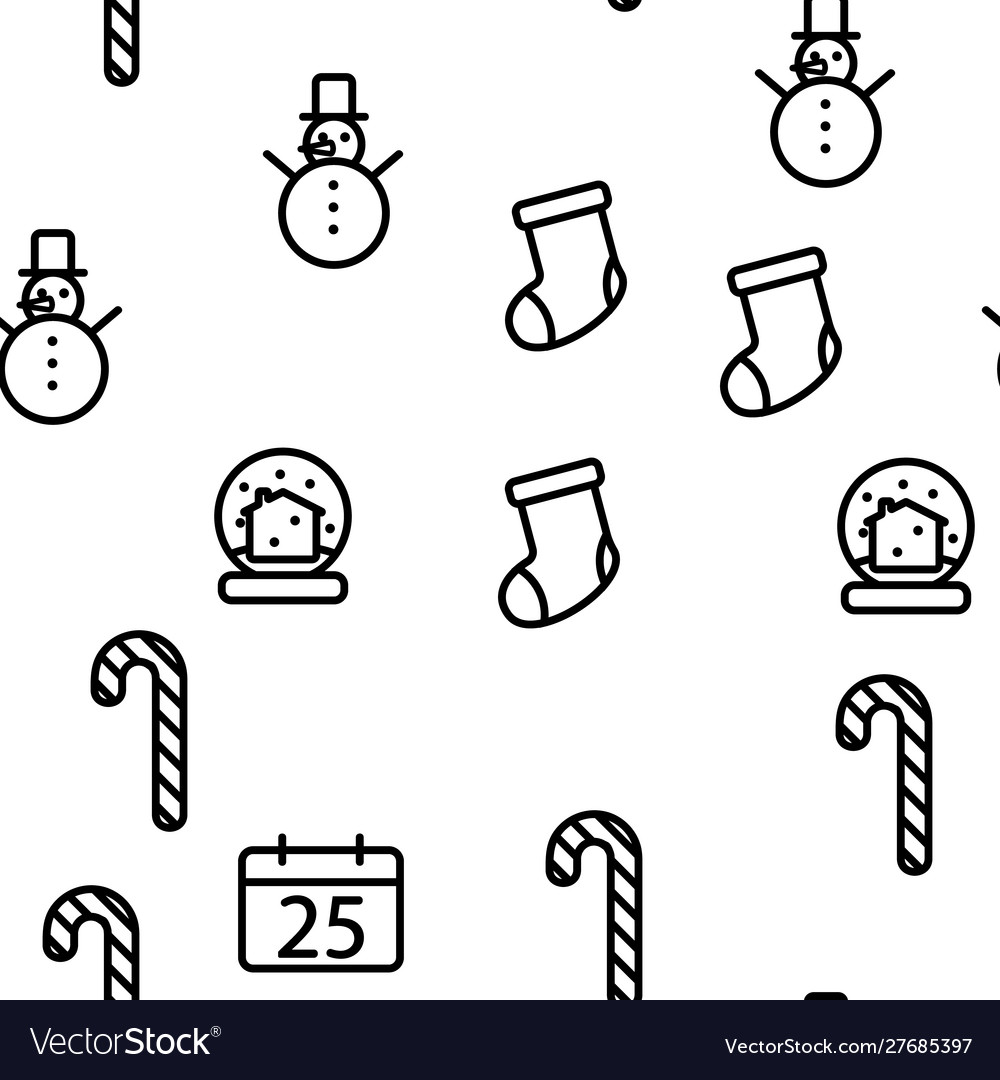 Christmas seamless pattern