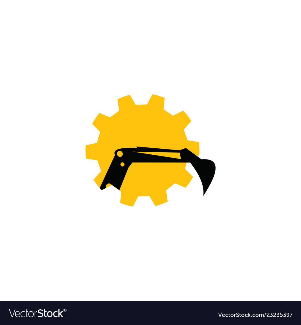 Excavator logo design