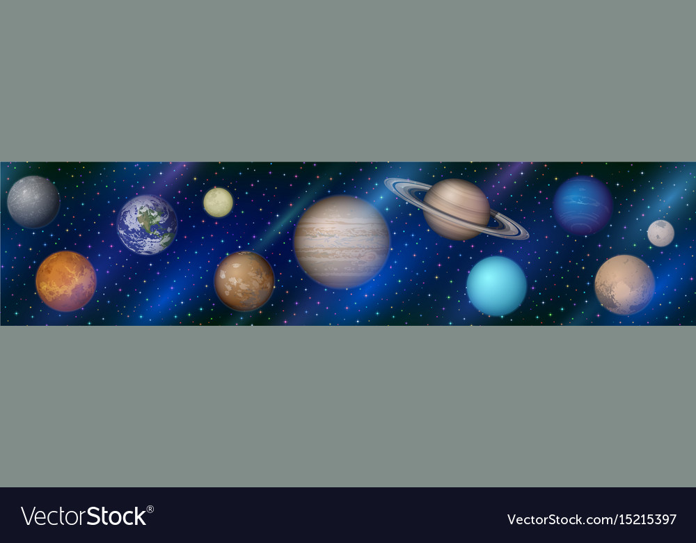 Solar system planets seamless