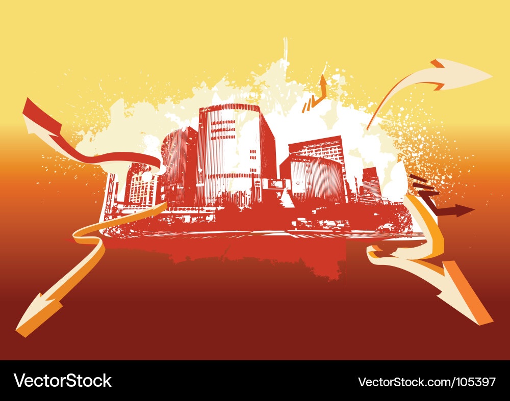 Urban background Royalty Free Vector Image - VectorStock