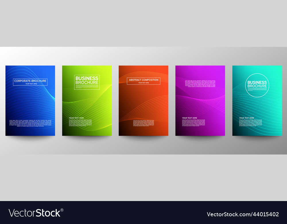 Cover geometric minimal set abstract line pattern vector image Cover geometric minimal set abstract line pattern