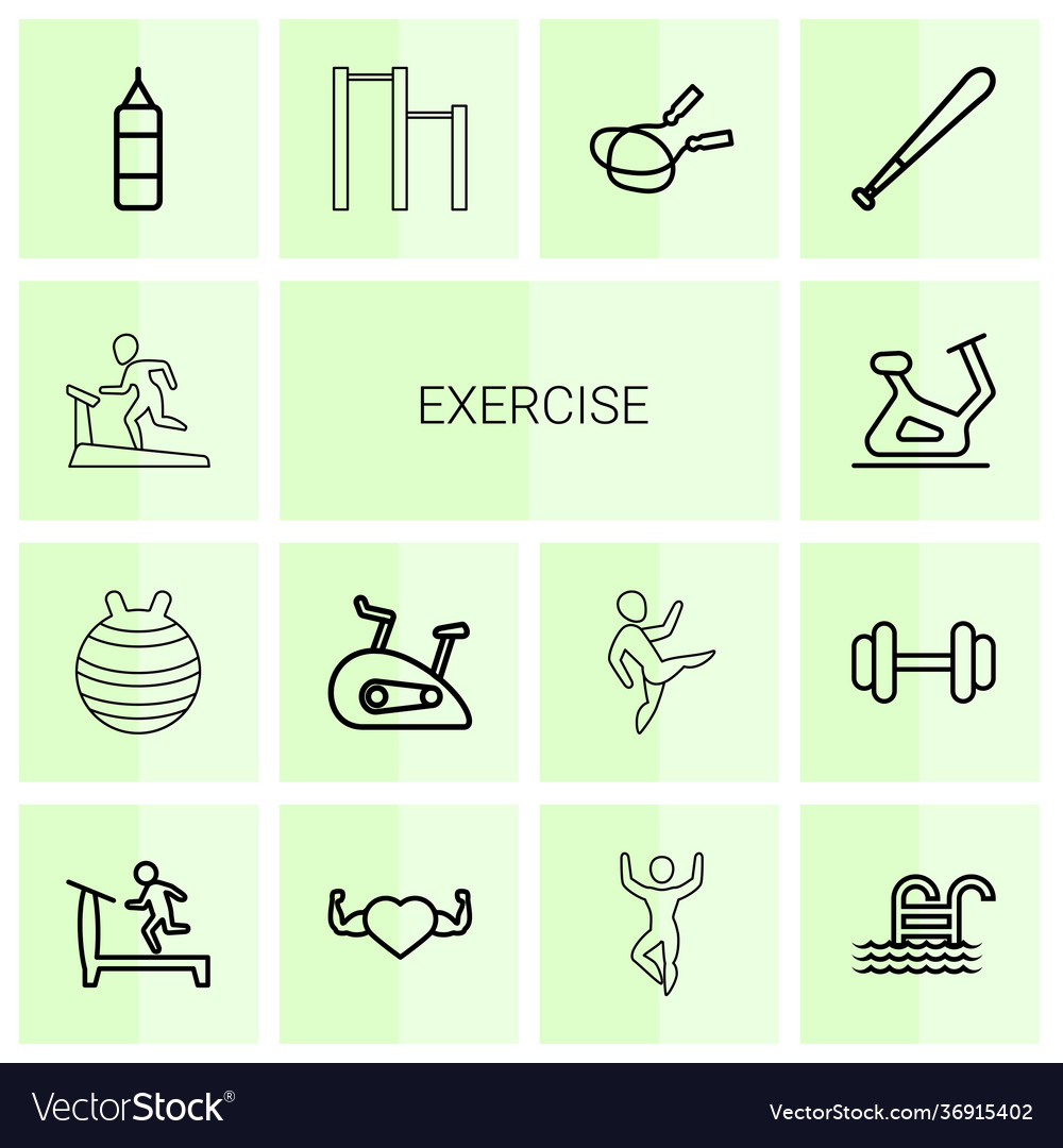 Exercise icons