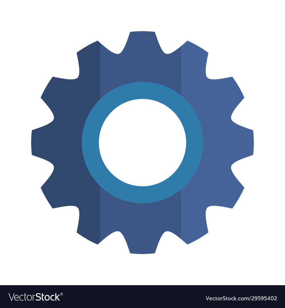 Gear pinion machine isolated icon