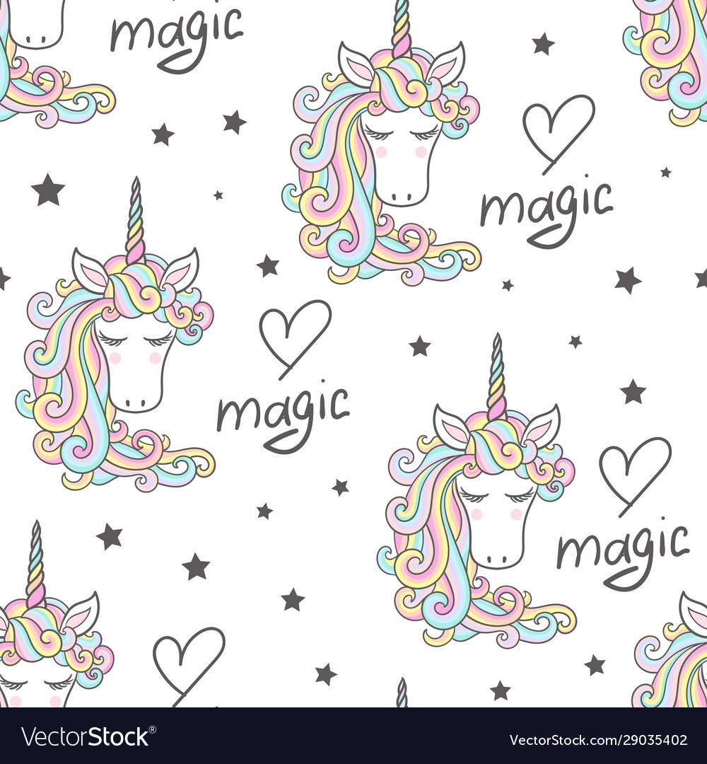 Rainbow Unicorn Pattern