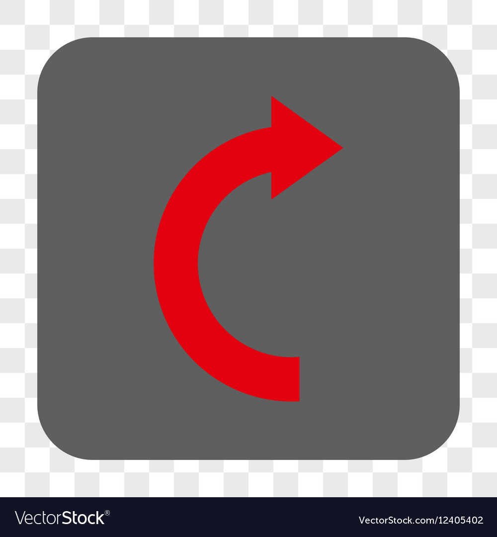 Rotate right rounded square button