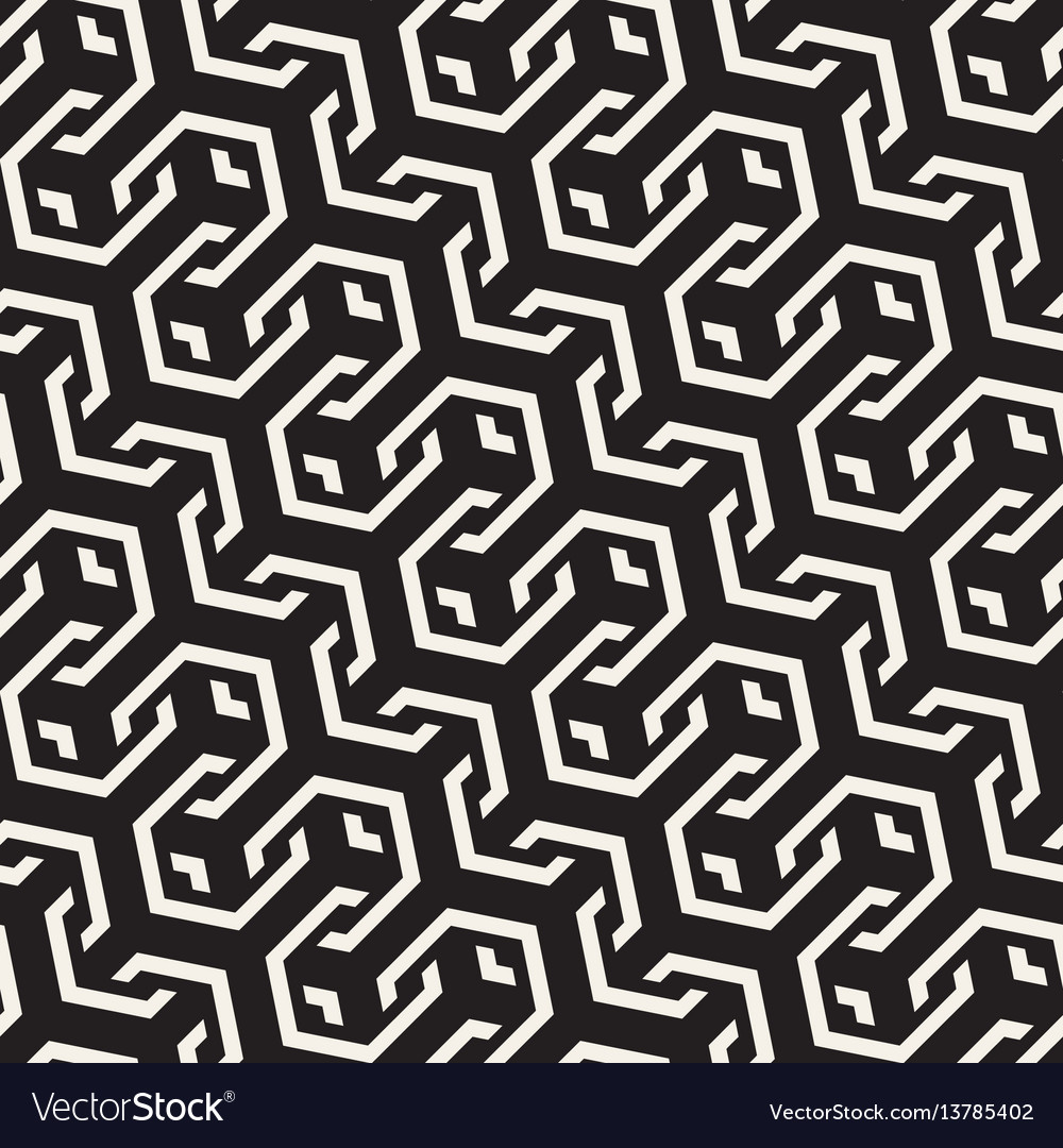 Seamless interlacing lines pattern