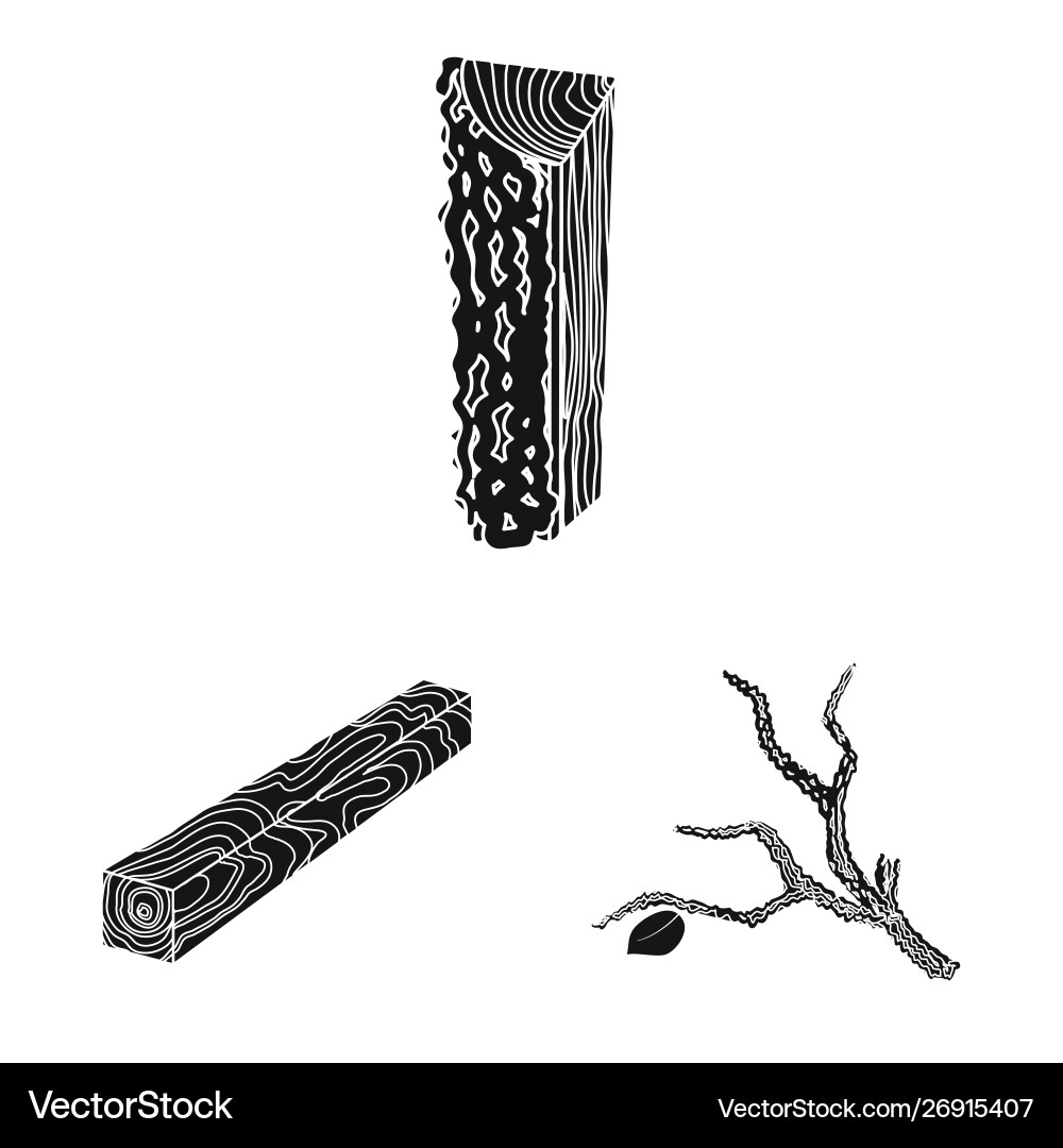 Hardwood and construction Royalty Free Vector Image