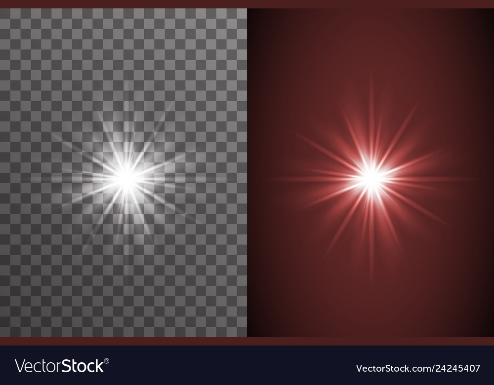 Light bright glow electric illumination effect Vector Image