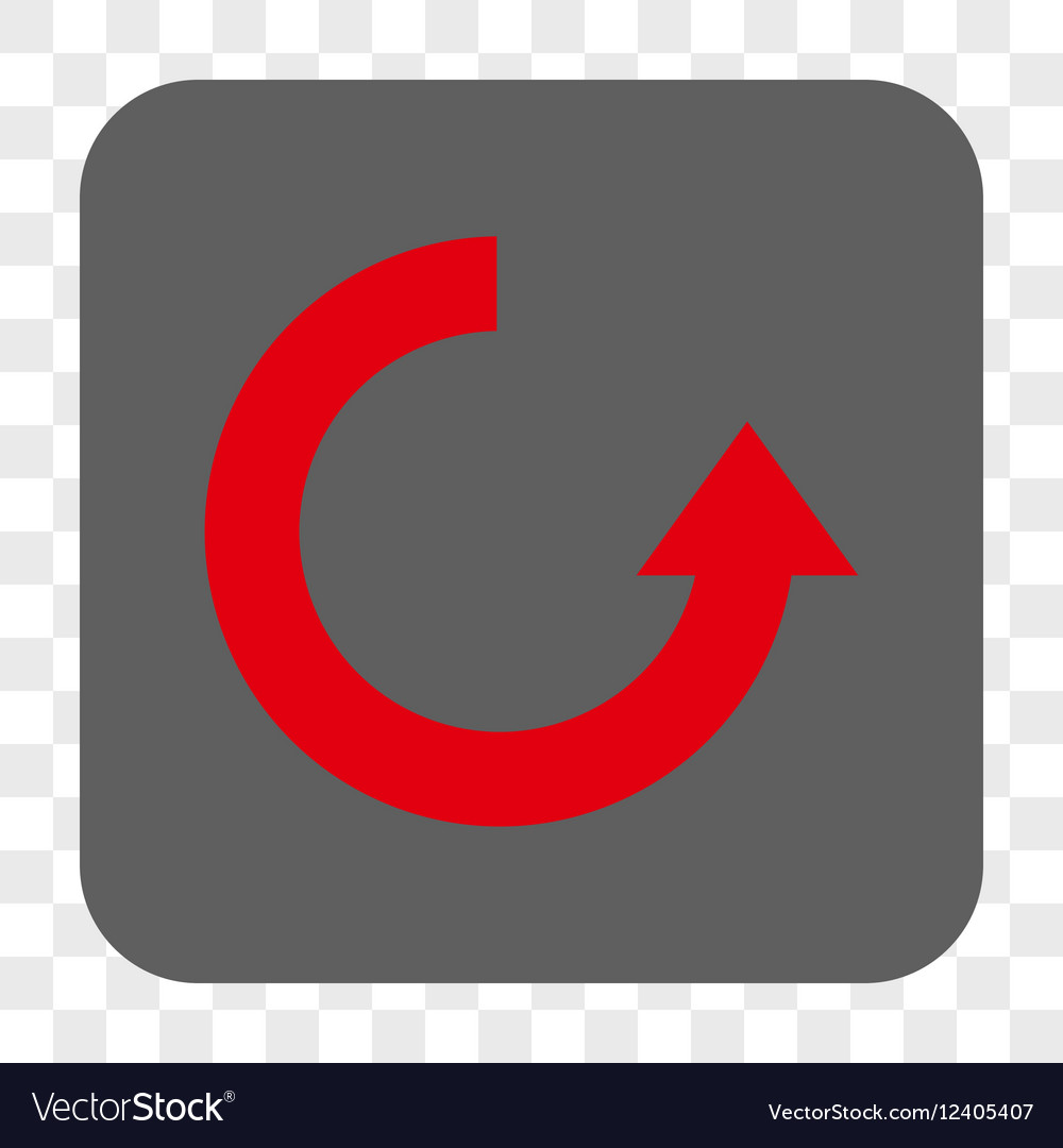 Rotate up rounded square button