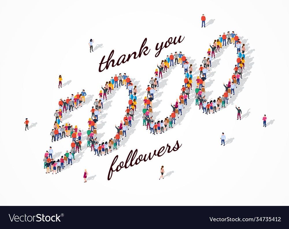 5k followers group business people