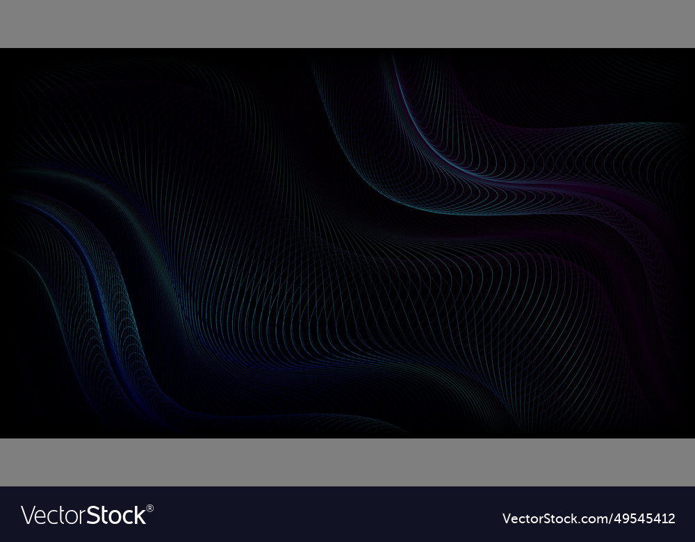 Abstract background with curved lines and waves vector image Abstract background with curved lines and waves