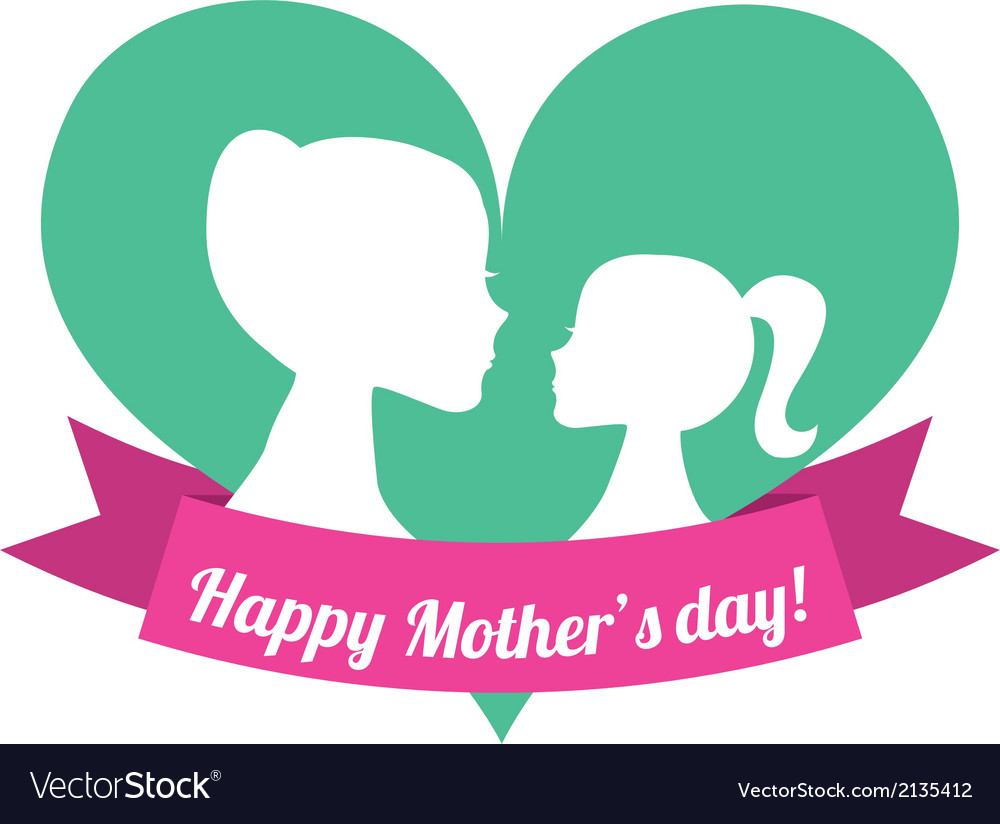 Happy mothers day card Royalty Free Vector Image