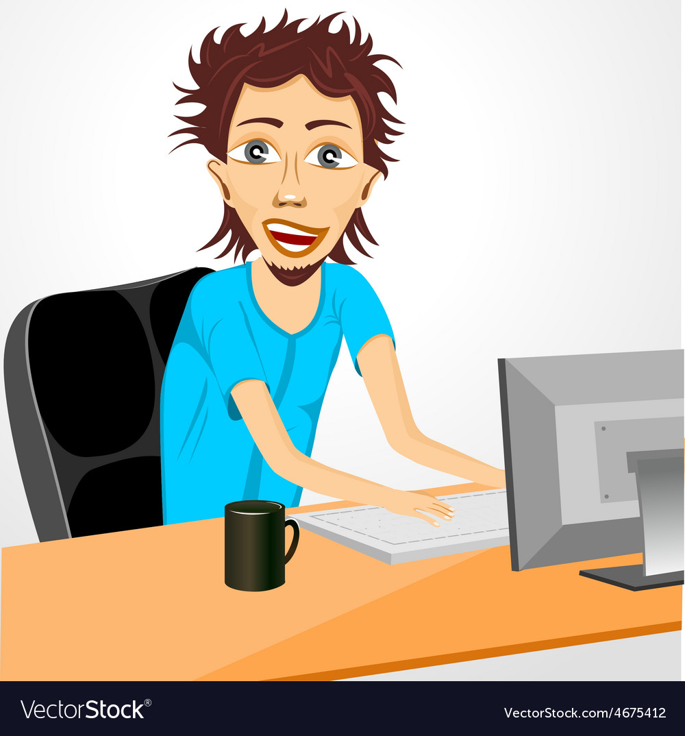 Programmierer arbeiten am Computer
