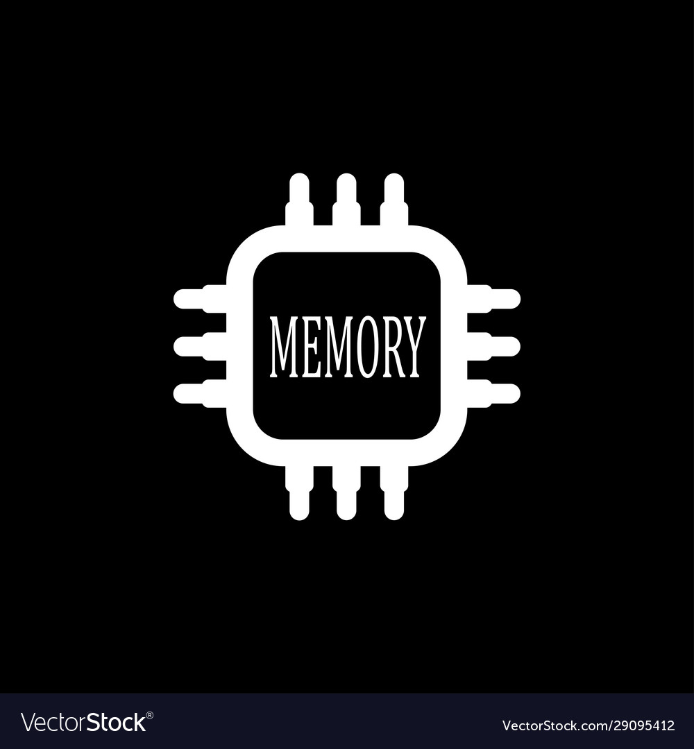 White color memory icon - eps ten