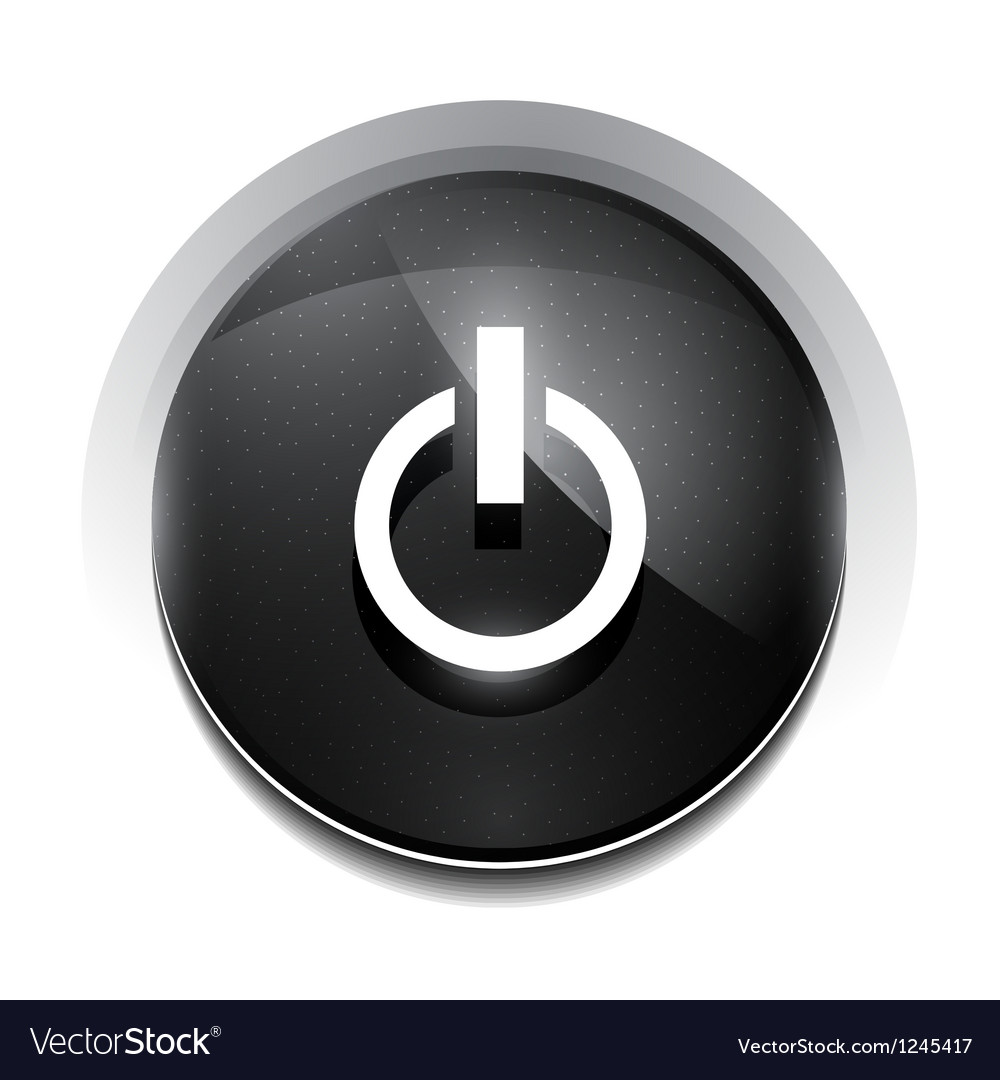 Black power button