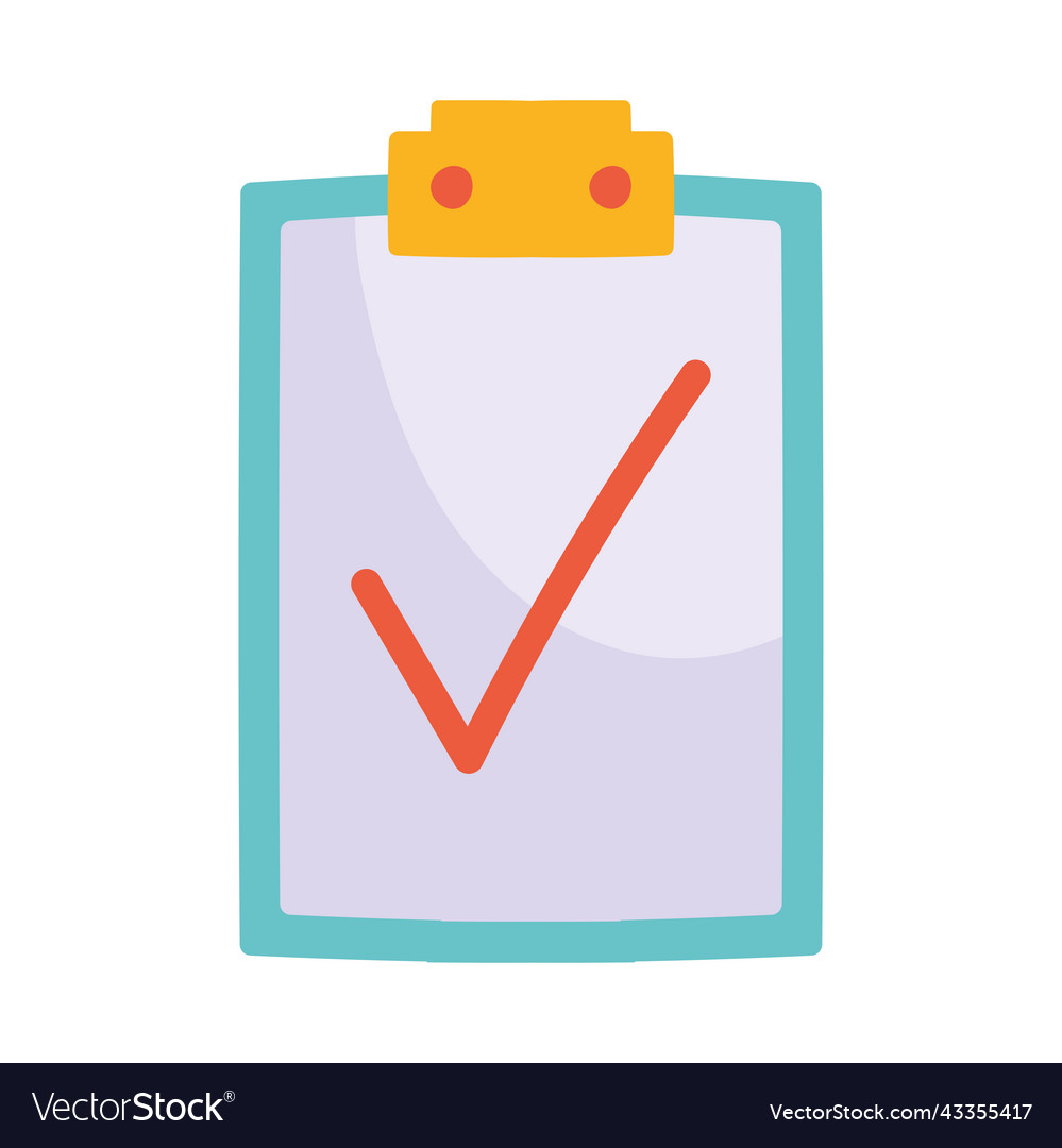 Clipboard with check mark