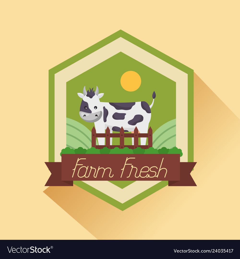 Farm fresh cartoon