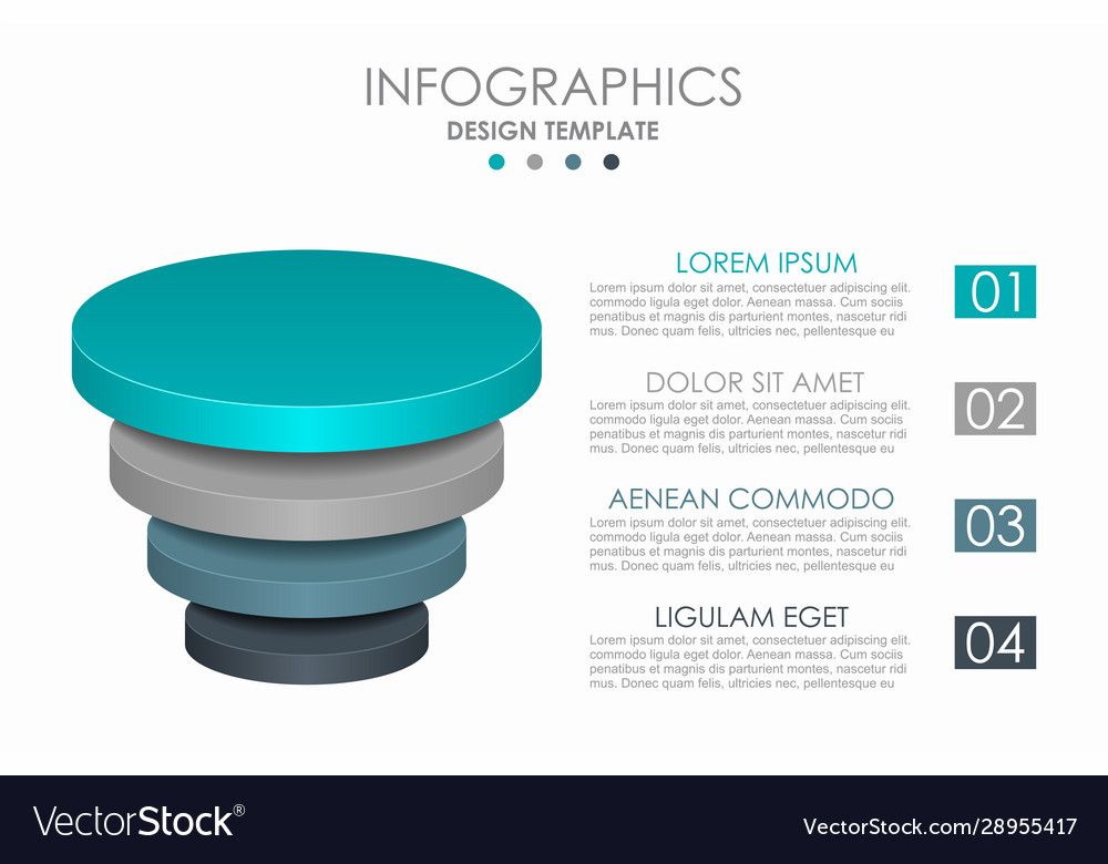 Infographic design template with place for your Vector Image