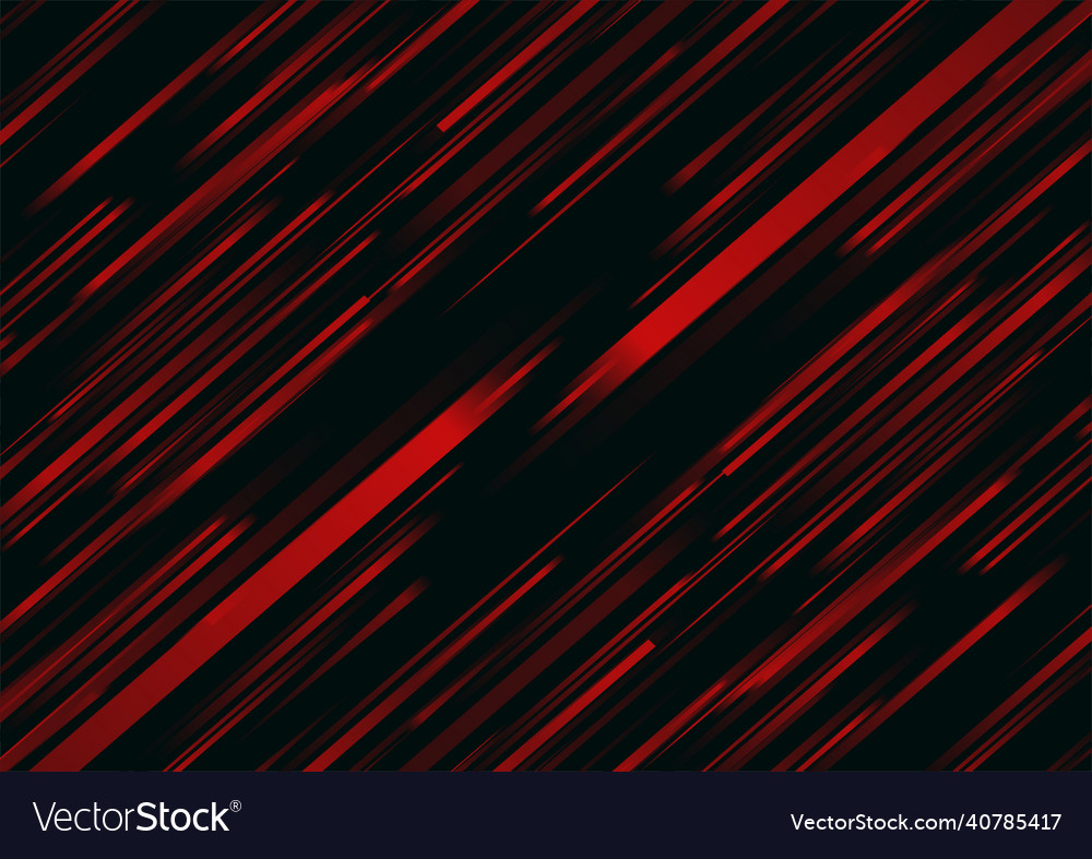 Red Motion Lines on Dark Background