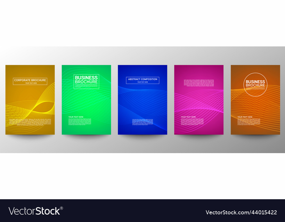 Cover geometric minimal set abstract line pattern vector image Cover geometric minimal set abstract line pattern