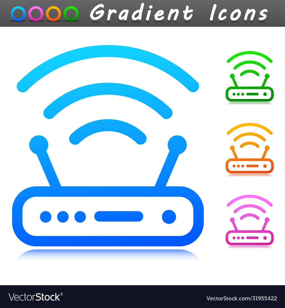 Router symbol icon design Royalty Free Vector Image