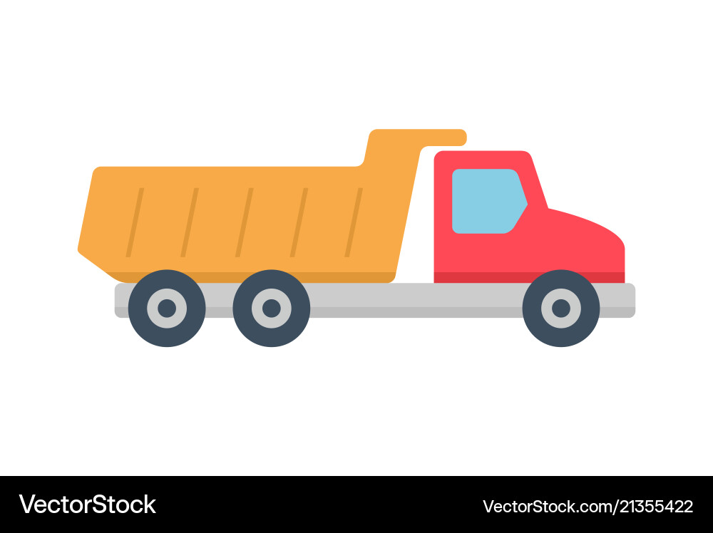 Tipper truck icon Royalty Free Vector Image - VectorStock