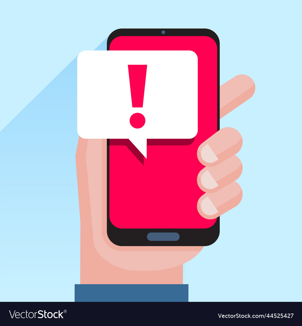 Phone notifications new message received concepts