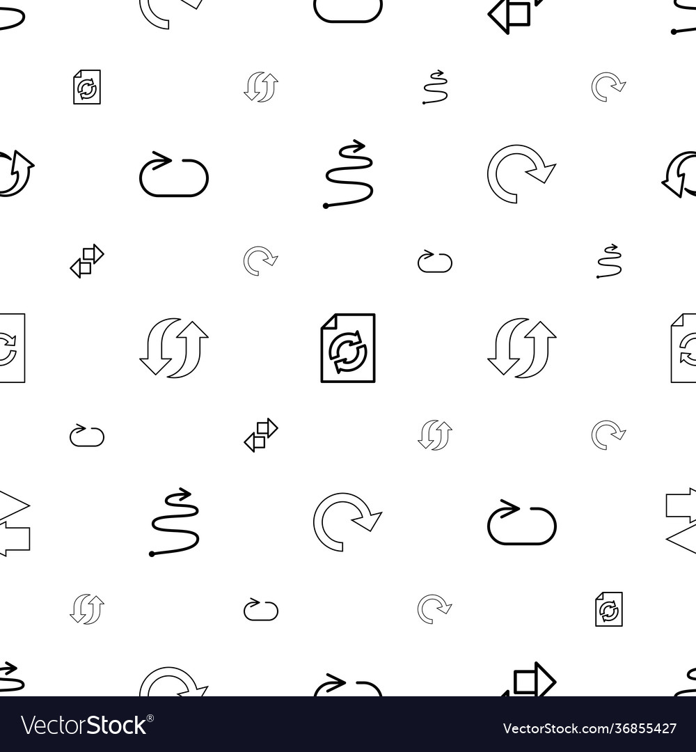 Repeat icons pattern seamless white background