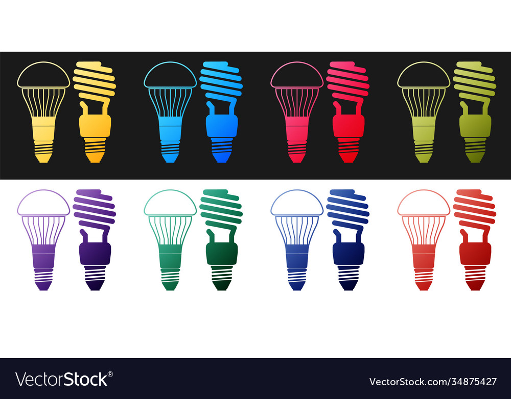 Set economical led illuminated lightbulb