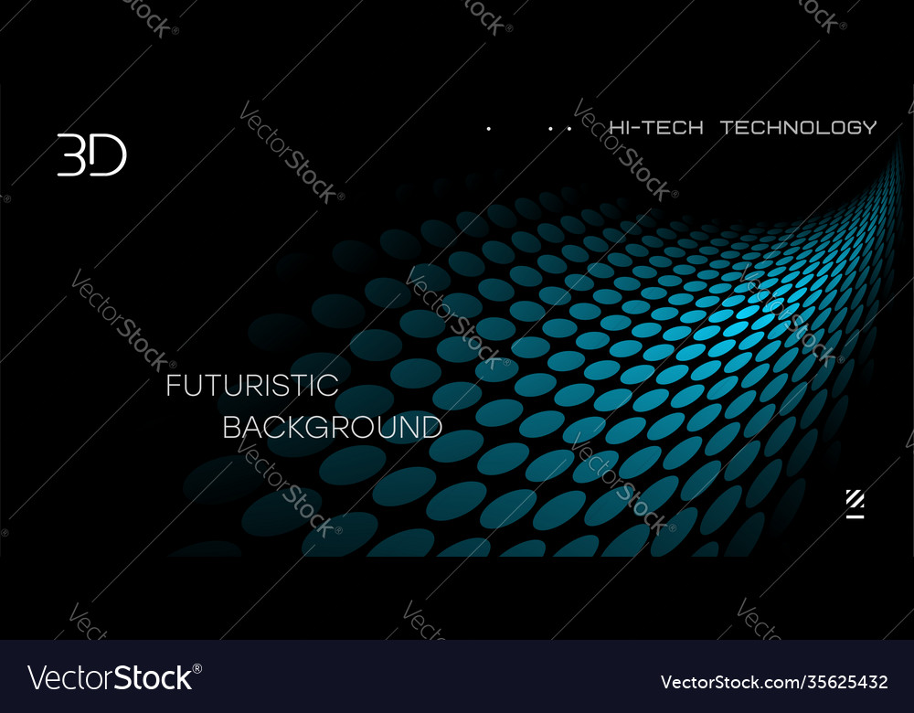 3d abstract background with surface twisting vector image 3d abstract background with surface twisting