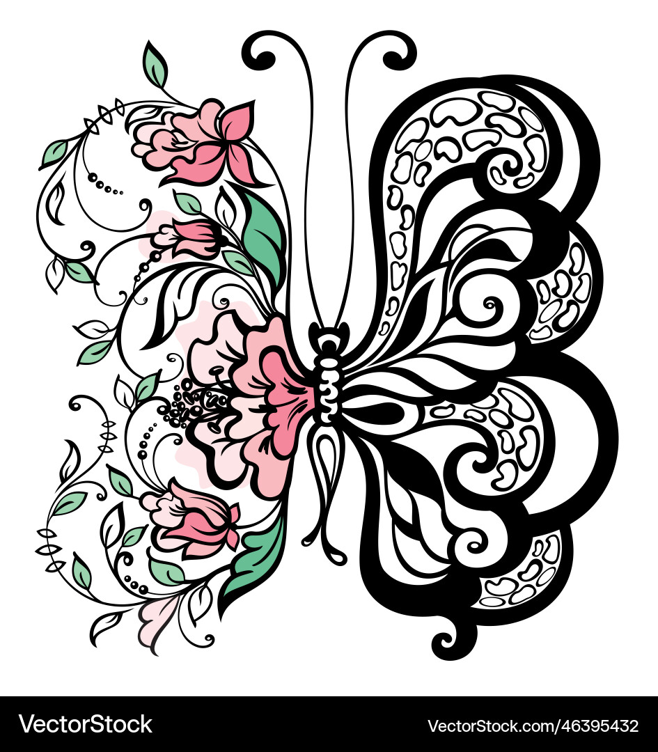 Butterfly Royalty Free Vector Image - VectorStock