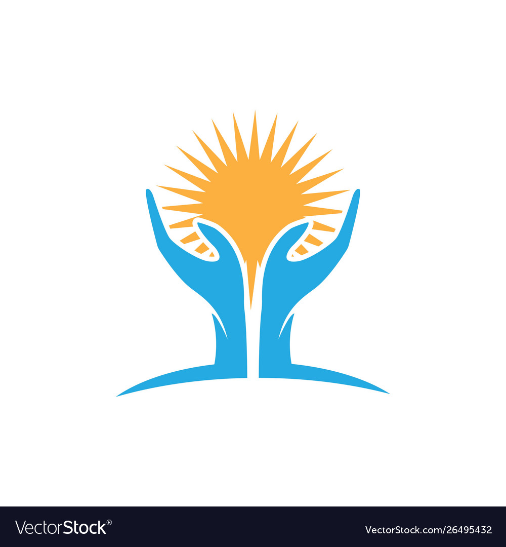 Handpflege & Support Logo Vorlage