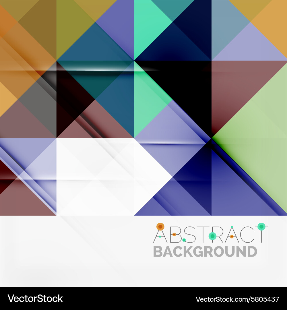 Abstract geometric background modern overlapping Vector Image